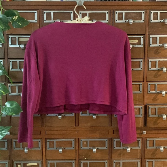 Vintage Two Piece Gold Chain Purple Cotton Elastic Jacket and Pants Size Large - Picture 5 of 13